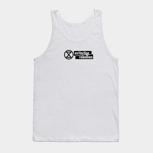 Extinction Rebellion - Logo Tank Top by smilingnoodles